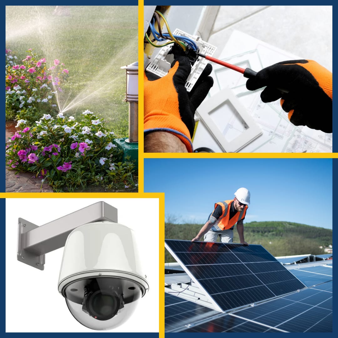 eléctricidad, sistemas fotovoltaicos, camaras deseguridad, instalaciones hidraulicas 